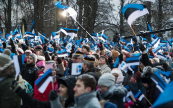 GALLERIA! Viron tasavalta 100 vuotta – lipunnostotilaisuus Tallinnassa