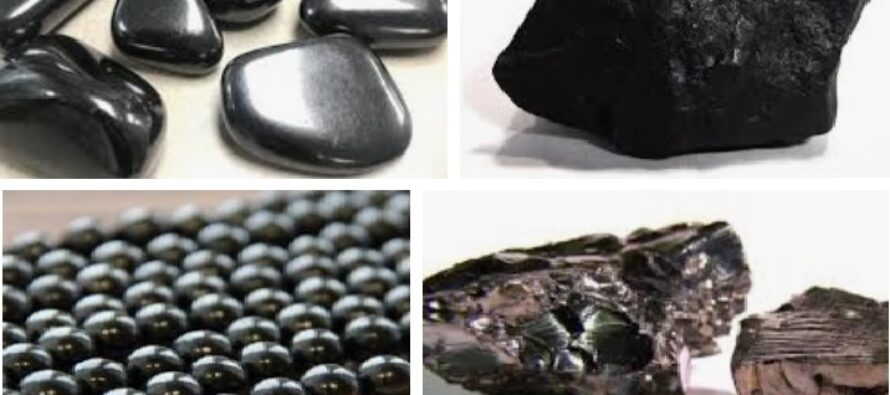 TERVEHDYTTÄVÄ vesi-eliksiiri: Šungiitti on tervehdyttävä kristalli, jonka koostumuksessa olevat fullereenimolekyylit puhdistavat vettä